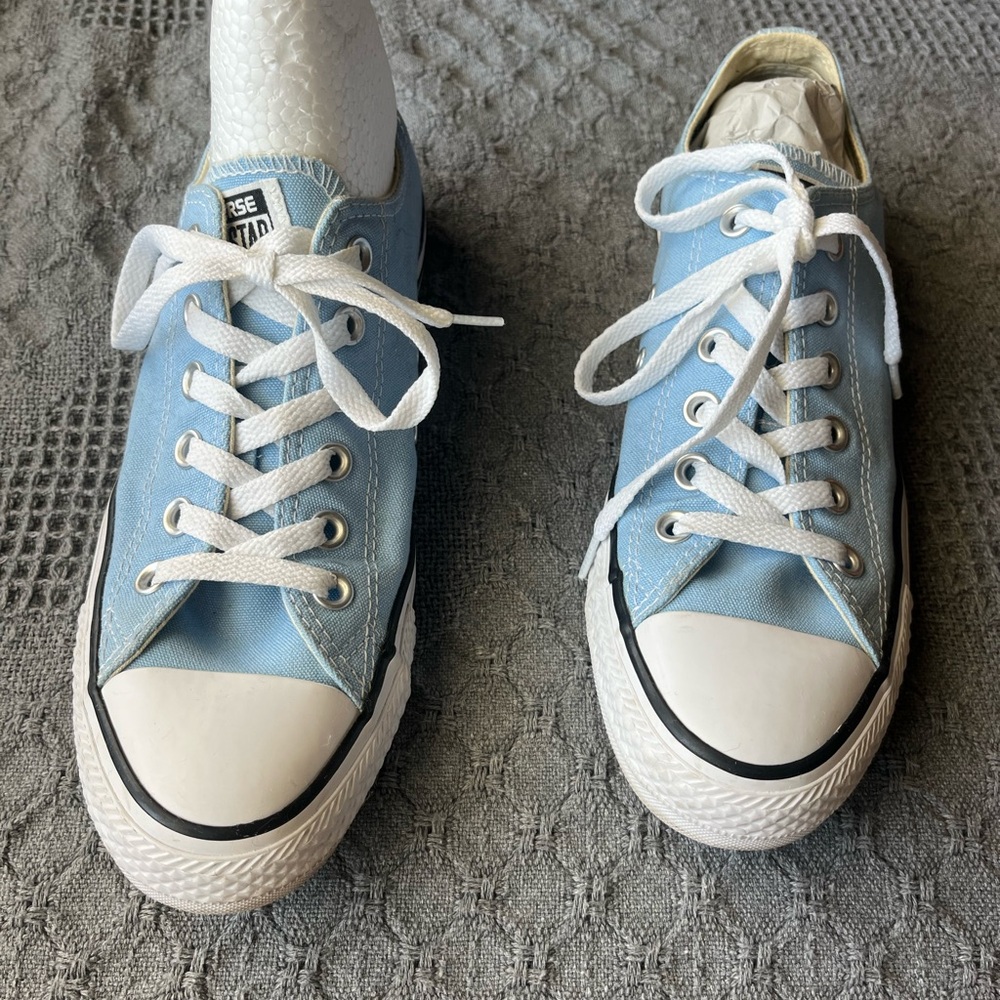 Converse All Star Sky Blue Sneakers.  Size 8